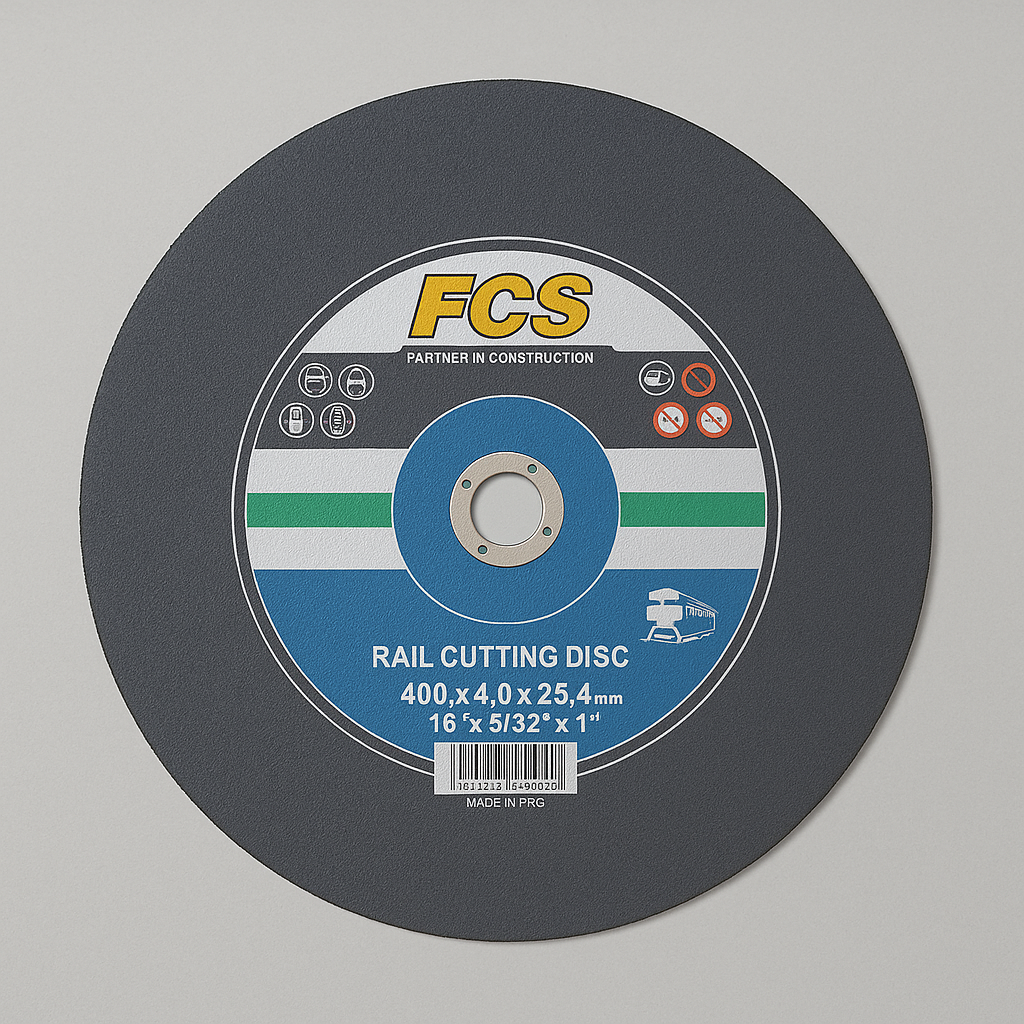 16" Rail Cutting Disc – Heavy-Duty Cutting for Rail Tracks
